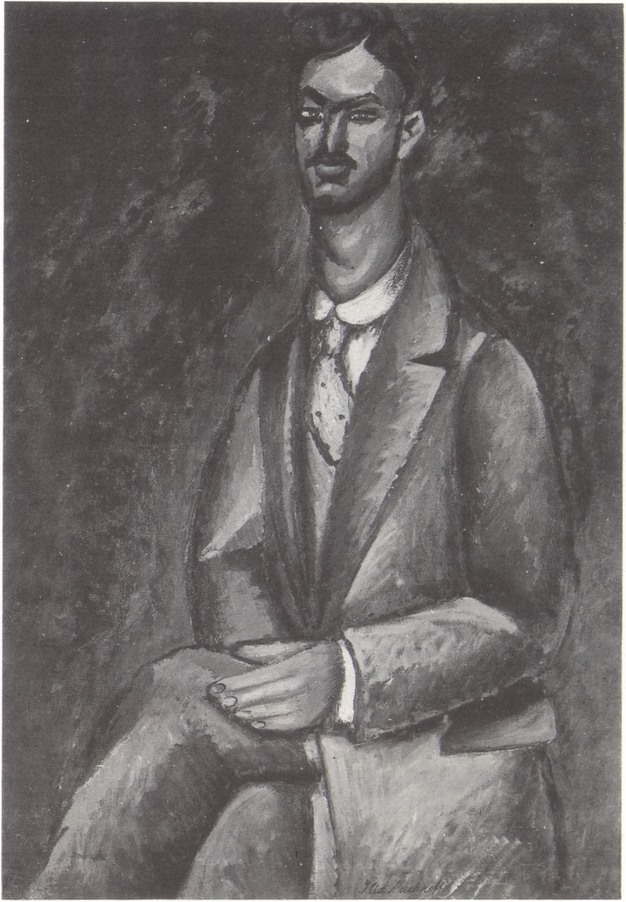 61. И. Машков. Портрет Паоло Яшвили (?). 1910