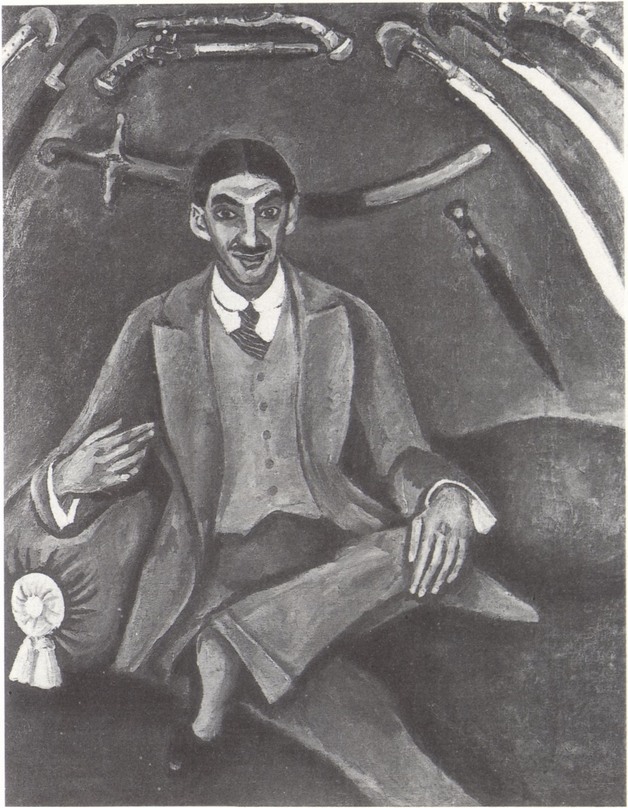 64. П. Кончаловский. Портрет Г.Б. Якулова. 1910