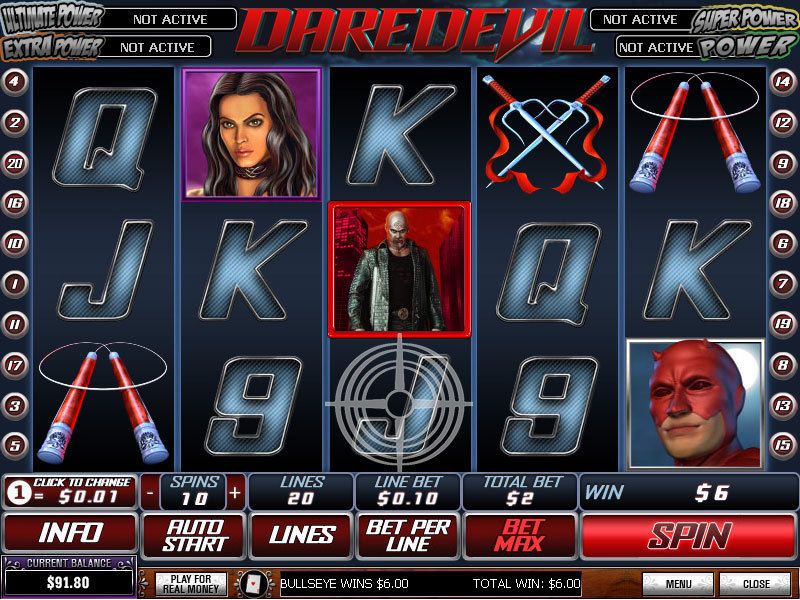 Игровой автомат «Daredevil» в интернет казино Адмирал